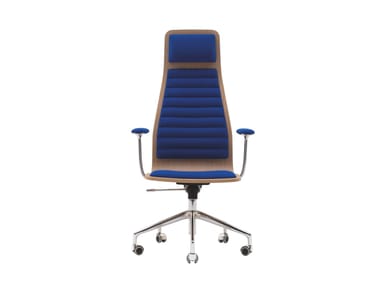 LOTUS (ATTESA) - Swivel height-adjustable fabric office chair (Request Info).