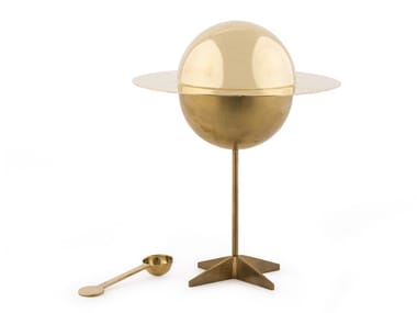 LUNAR - Brass sugar bowl (Request Info).