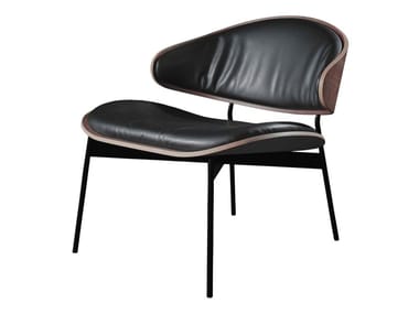 LUZ - Upholstered leather easy chair (Request Info).
