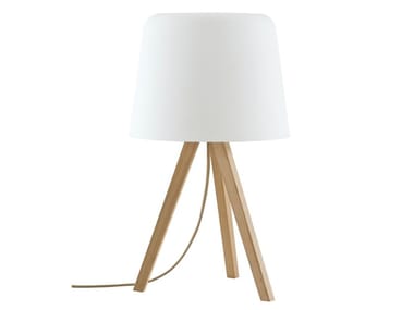 MEDUSE - Wood and glass table lamp (Request Info).