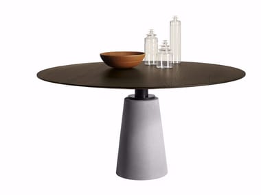 MESA DUE - Round dining table (Request Info).