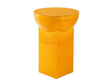 MILA HIGH - Round ceramic coffee table (Request Info).