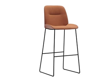 NUEZ BQ2766 - BQ2767 - Upholstered sled base barstool (Request Info).