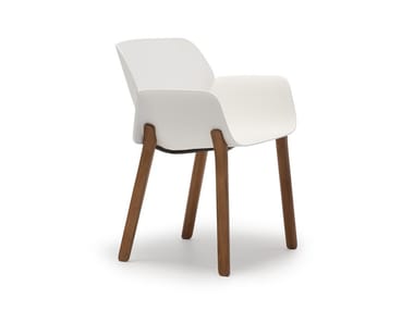 NUEZ SO2791 - Technopolymer garden chair with armrests (Request Info).