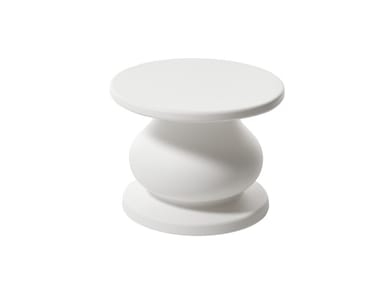 OTTOCENTO MINI - Round polyethylene garden side table (Request Info).