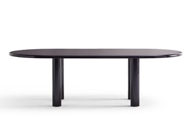 Smalto - Oval enameled steel table (quotation inquiry).