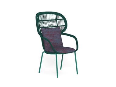 PANAMA - High-back rope chair with armrests (Request Info).