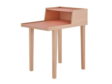 PAVANE - Rectangular solid wood bedside table (Request Info).