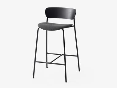 PAVILION AV8 - High stool with integrated cushion (Request Info).