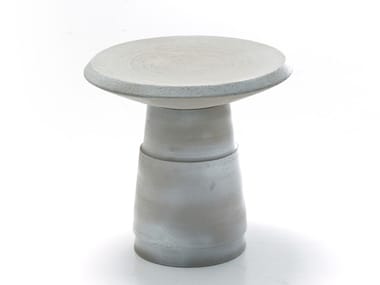 PISTON - Round ceramic coffee table (Request Info).