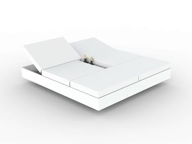 DAYBED VELA - Recliner garden bed by Vondom