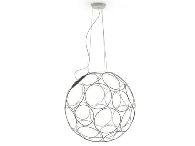 GIRO - LED steel pendant lamp by Fabbian