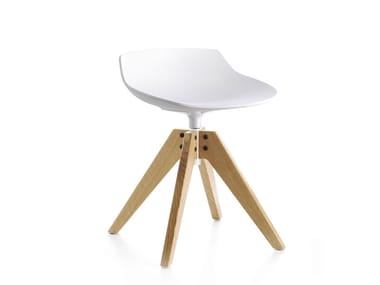 FLOW STOOL - Swivel trestle-based stool (Request Info).