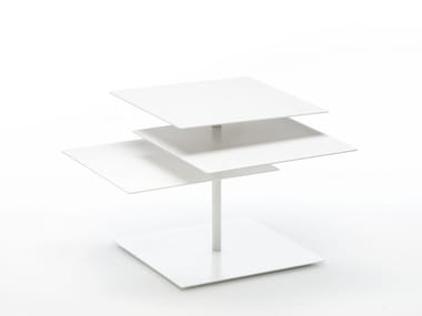 B3 - Square metal coffee table (Request Info).