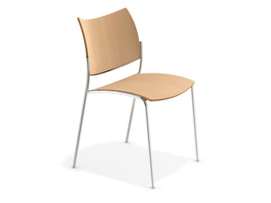 COBRA - Stackable wooden chair (Request Info).