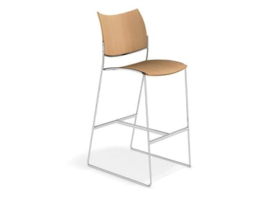 CURVY BARSTOOL - Wooden chair (Request Info).