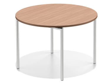 LACROSSE II - Round wooden table (Request Info).