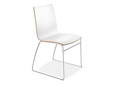 ONYX I - Sled base laminate chair (Request Info).