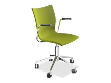 ONYX IV - Fabric chair with armrests (Request Info).