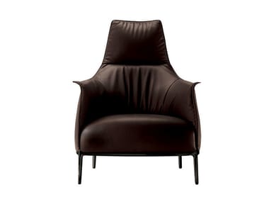 ARCHIBALD - Armchair with armrests with headrest (Request Info).