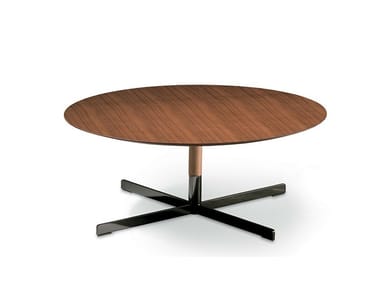 BOB - Round wooden coffee table (Request Info).