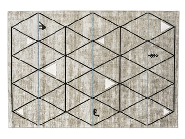 GAVA - Rectangular rug with geometric shapes (Request Info).