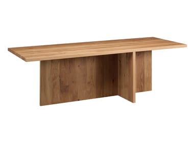 ZEHN - Rectangular oak table (Request Info).