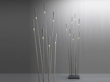 GIUNCO - Plastic floor lamp by Fabbian