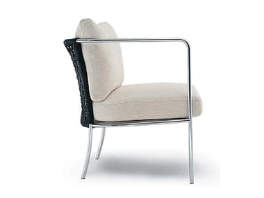 CAF? - Garden stainless steel easy chair with armrests (Request Info).