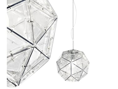 POLIEDRO - Polycarbonate pendant lamp (Request Info).