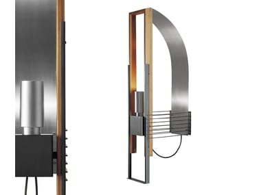 MARX - Steel and wood wall lamp (Request Info).