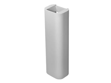 HAPPY D.2 - Ceramic washbasin pedestal by Duravit