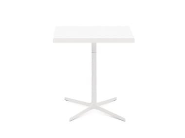 FRED H 74 - Square table with 4-star base (Request Info).