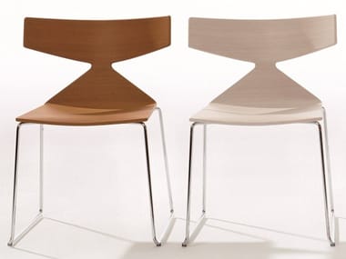 SAYA - Sled base stackable chair (Request Info).