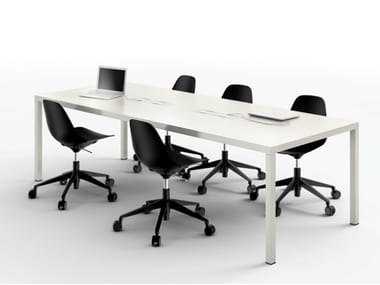 ILTAVOLO - Rectangular metal meeting table (Request Info).