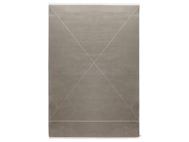 RADICALE - Handmade rectangular wool rug by Porro