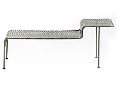 WORK IS OVER - Rectangular steel coffee table (Request Info).