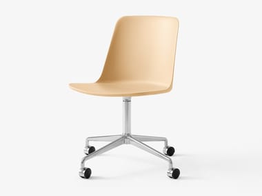 RELY HW21 - Swivel polypropylene office chair with 4-Spoke base (Request Info).