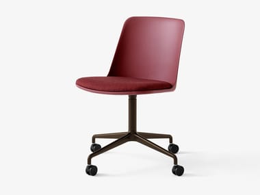 RELY HW22 - Swivel polypropylene office chair with 4-Spoke base (Request Info).