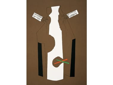 RICOSTRUZIONE TEORICA, MARRONE - Paper Silkscreen (Request Info).
