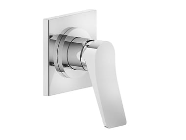 RILIEVO - 1 hole brass washbasin mixer with plate by Gessi