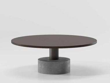 ROLL - Low aluminium coffee table (Request Info).
