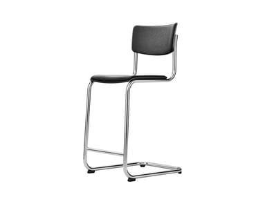 S 43 PVHT - Cantilever upholstered stool (Request Info).