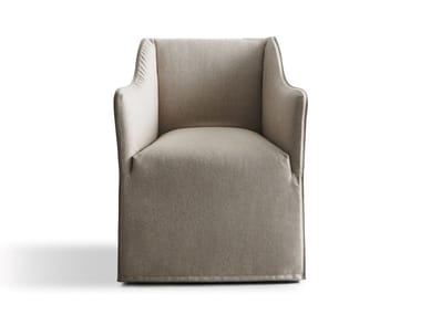 SAIA - Upholstered fabric chair with armrests (Request Info).
