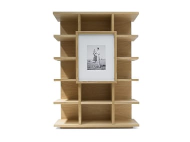 SAKARI - Open solid wood bookcase (Request Info).