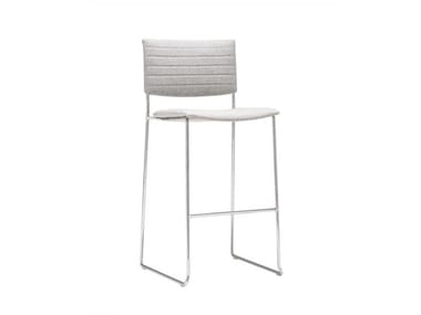 SIT BQ1203 / BQ1204 - Upholstered stackable sled base stool (Request Info).