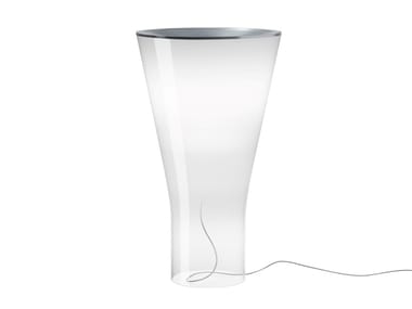 SOFFIO - LED blown glass bedside lamp (Request Info).