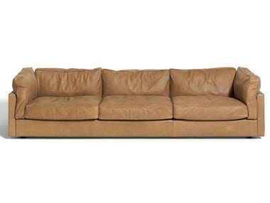 SQUARE GROUND - 3 seater leather sofa (Request Info).