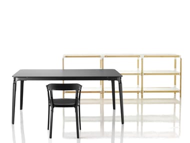 STEELWOOD - Rectangular HPL table (Request Info).