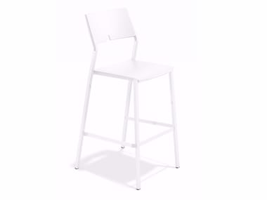 AXA BARSTOOL 1055/07 - High plastic stool with footrest (Request Info).